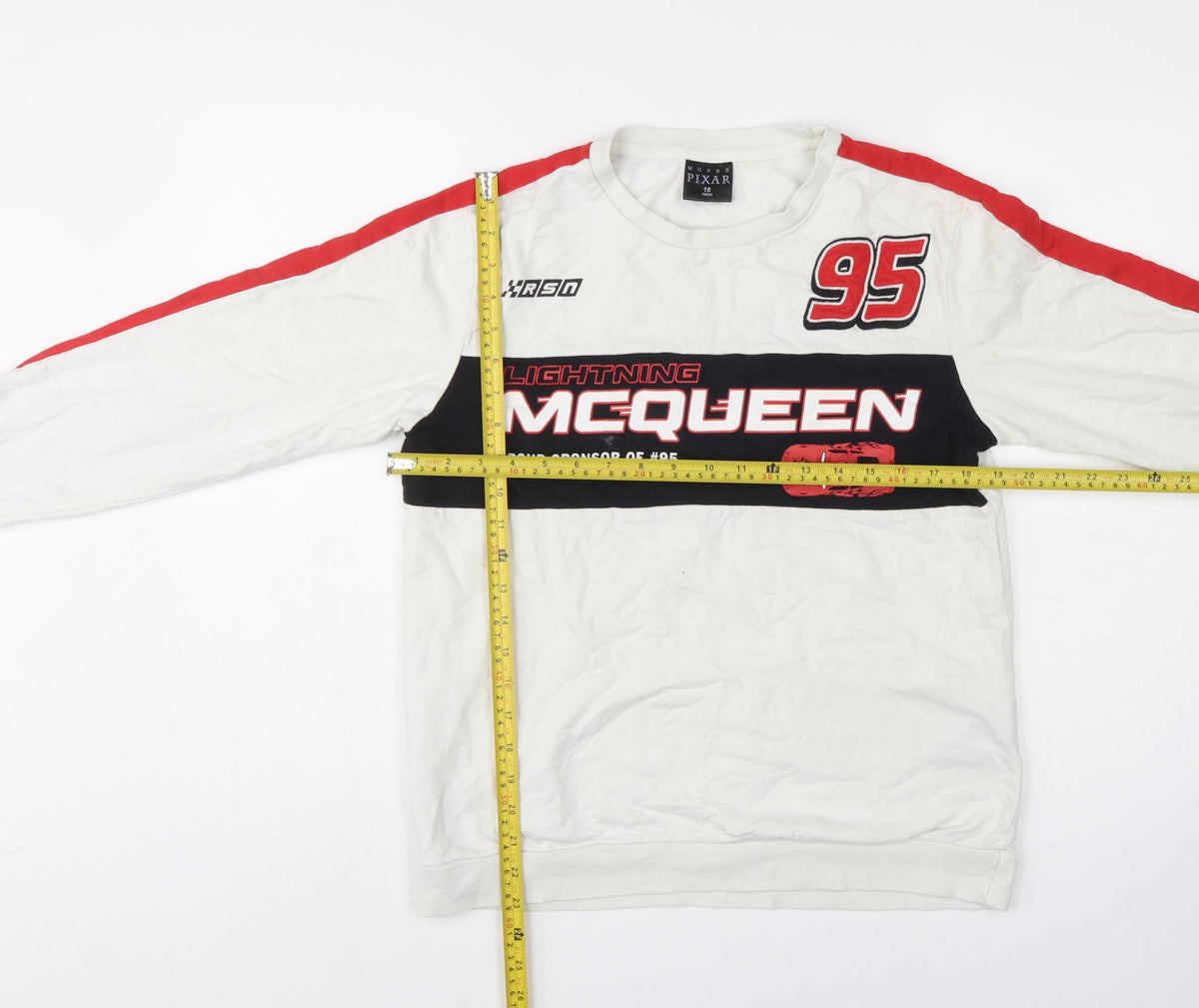 Mundo Pixar Boys White 16 Years Lightning McQueen 95 Sweatshirt
