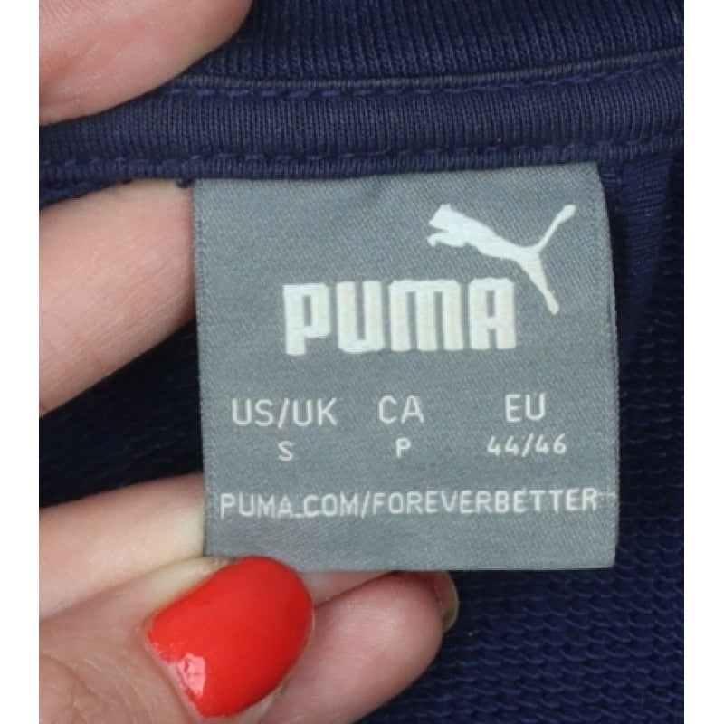 Puma Men’s Blue Red S Full Zip Sports Sweatshirt Track Jacket