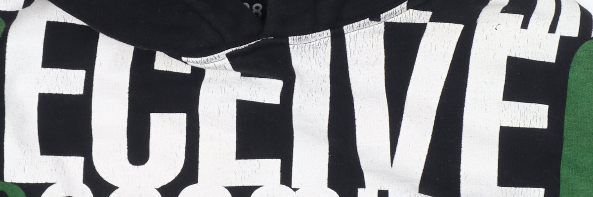 Jack & Jones Men’s Black XL Pullover Graphic Print Hooded Hoodie