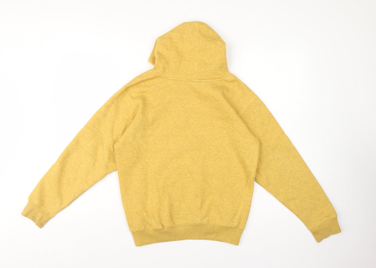 Outfitter Trading Co Boys Yellow L Alaska Moose Pullover Hoodie