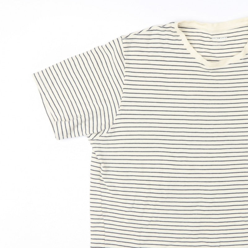 Jack & Jones Men’s White Navy Stripe XL Crew Neck Cotton T-Shirt