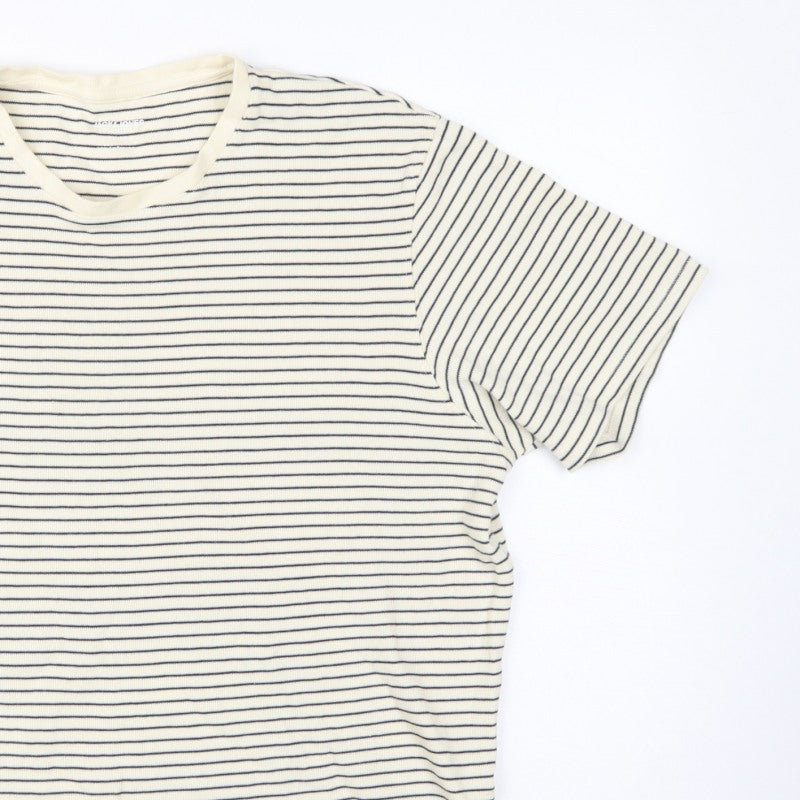 Jack & Jones Men’s White Navy Stripe XL Crew Neck Cotton T-Shirt
