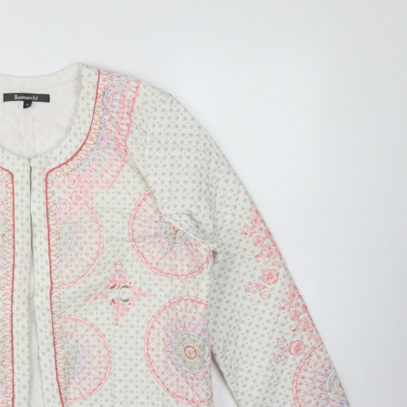 Bonmarché Women’s Multicoloured Size 16 Quilted Bohemian Jacket
