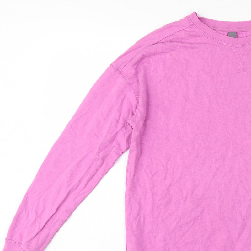 Sweaty Betty Women Pink XS Pullover Crew Neck Sweatshirt