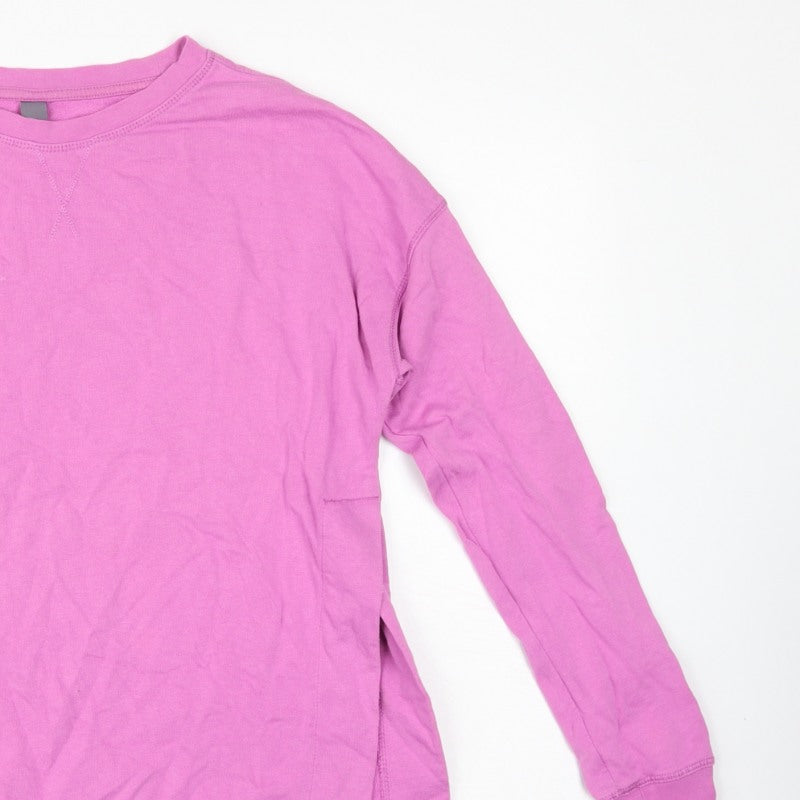 Sweaty Betty Women Pink XS Pullover Crew Neck Sweatshirt