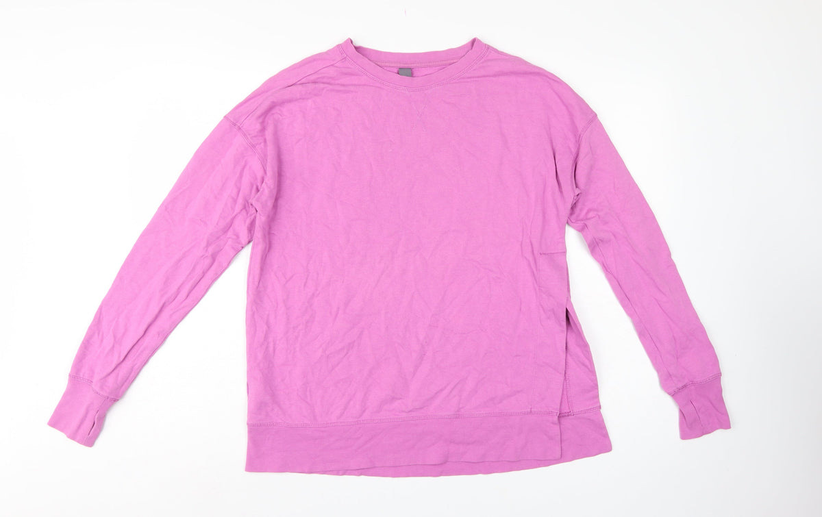 Sweaty Betty Women Pink XS Pullover Crew Neck Sweatshirt