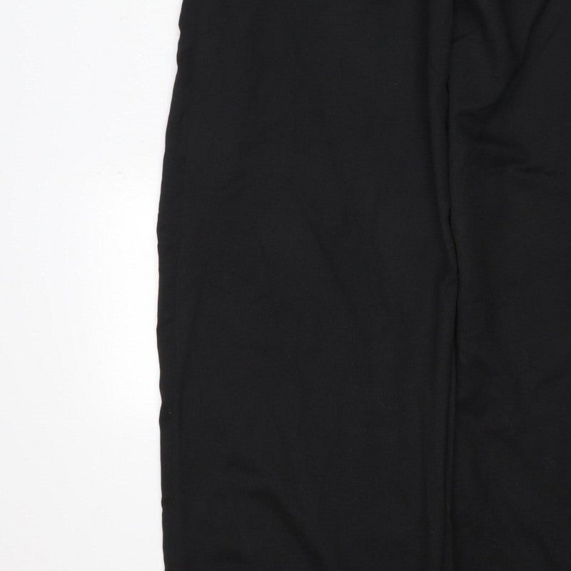 Zara Women Black Silver Leopard Wide Leg Jumpsuit Size S UK 8 NWT