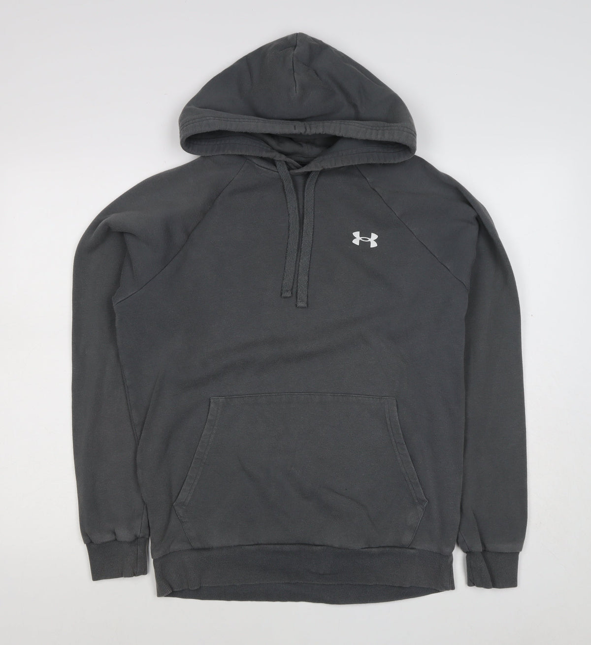 Under Armour Teens Black XS Pullover Hoodie ColdGear Logo Fleece