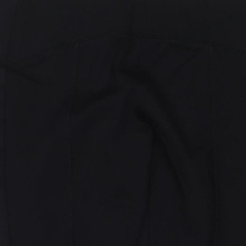 M&S Women's Black Size 16 Short Stretch Skinny Leggings Trousers