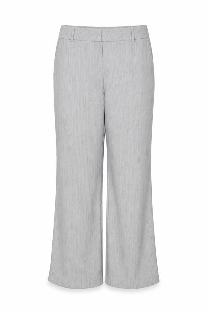 Next Women’s Grey UK 16 Herringbone Wide-Leg Tailored Trousers