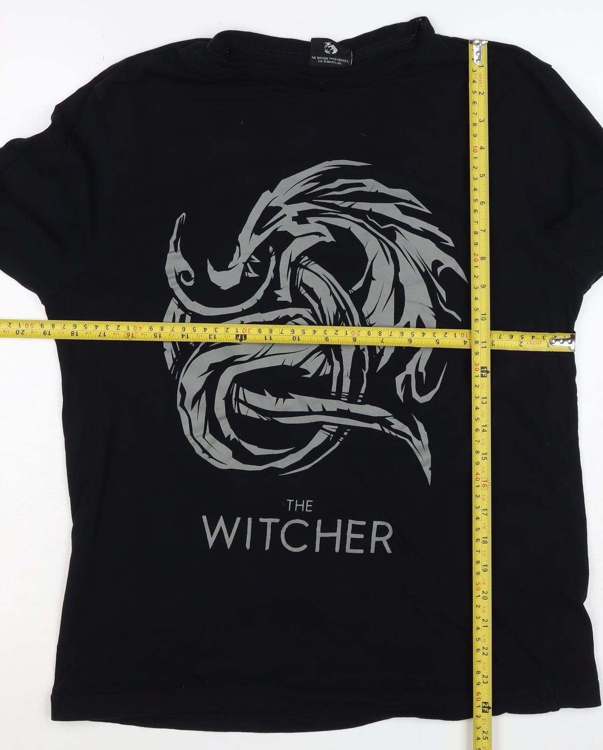Netflix Mens Black M The Witcher Graphic Long Sleeve T-Shirt