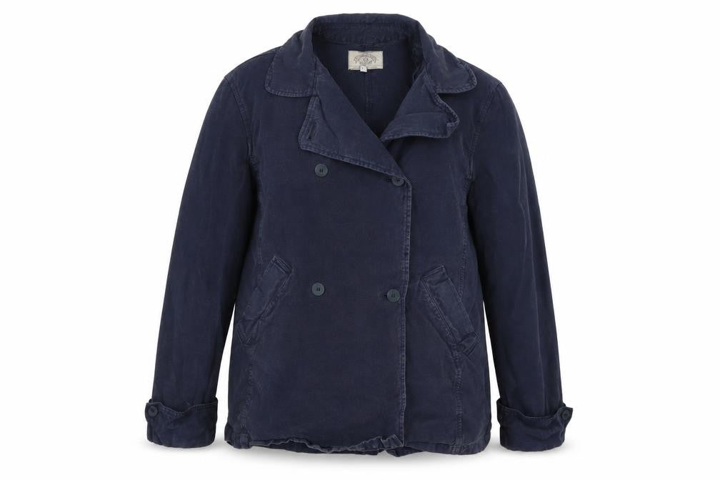 Armani Jeans Women’s Blue Cotton Double-Breasted Jacket Size M