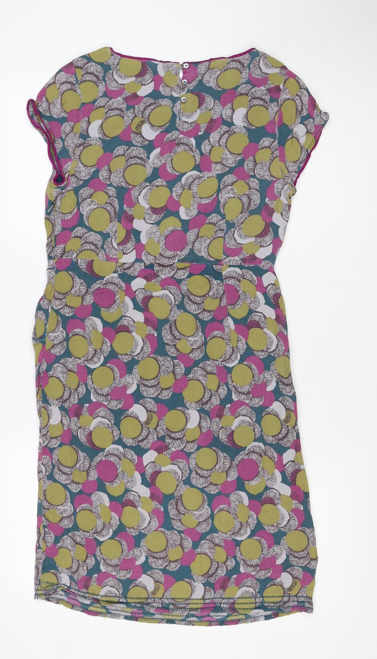 White Stuff Women’s Multicoloured Floral Shift Dress UK 12