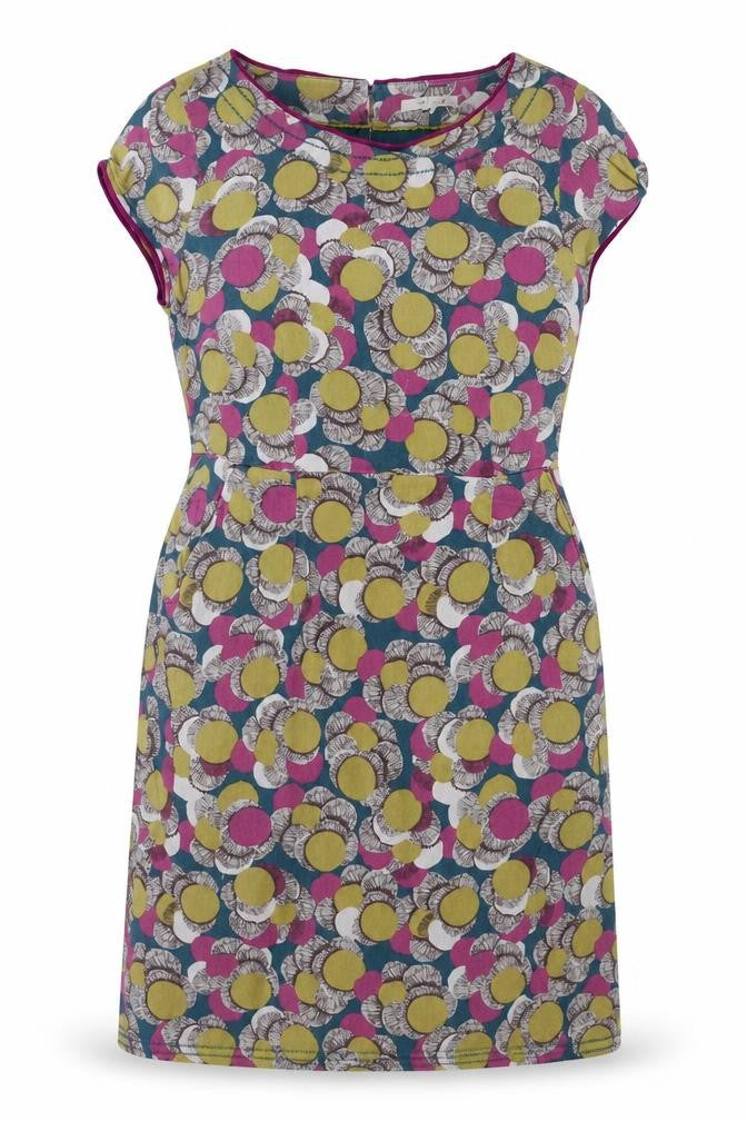 White Stuff Women’s Multicoloured Floral Shift Dress UK 12