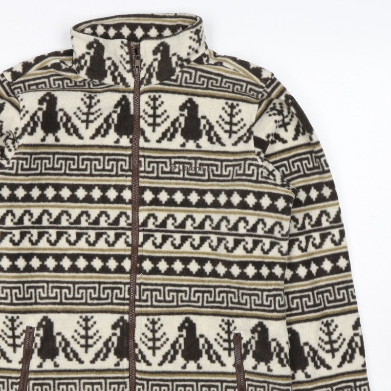 Columbia Women’s Multicoloured L Fleece Bird Print Full Zip Jacket