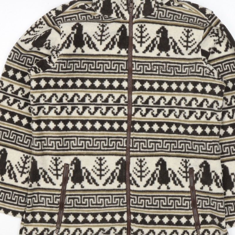 Columbia Women’s Multicoloured L Fleece Bird Print Full Zip Jacket