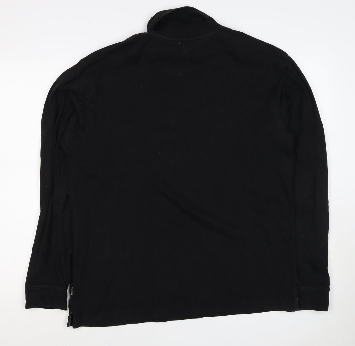 Maine New England Women’s Black L Roll Neck Cotton Long Sleeve Top
