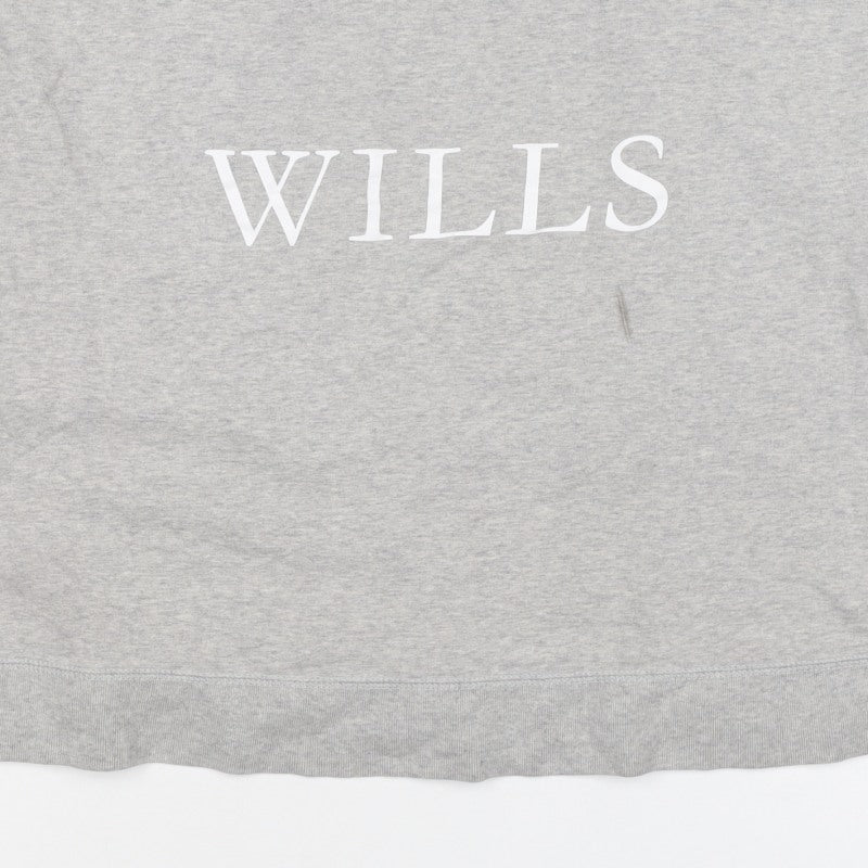 Jack Wills Women’s Grey UK 14 Pullover Logo Graphic Crew Sweatshirt