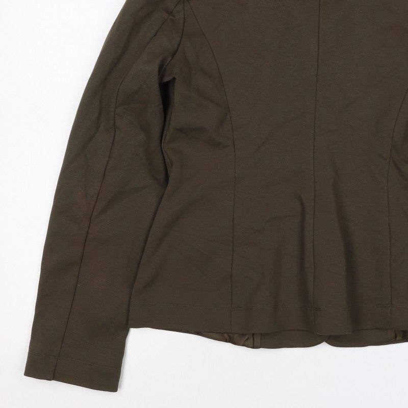 Weekend Max Mara Women’s Brown XL Stretch Jersey Blazer Jacket