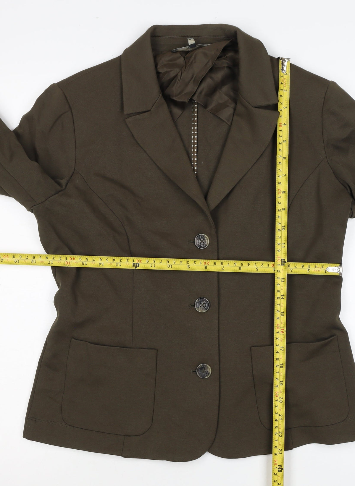 Weekend Max Mara Women’s Brown XL Stretch Jersey Blazer Jacket