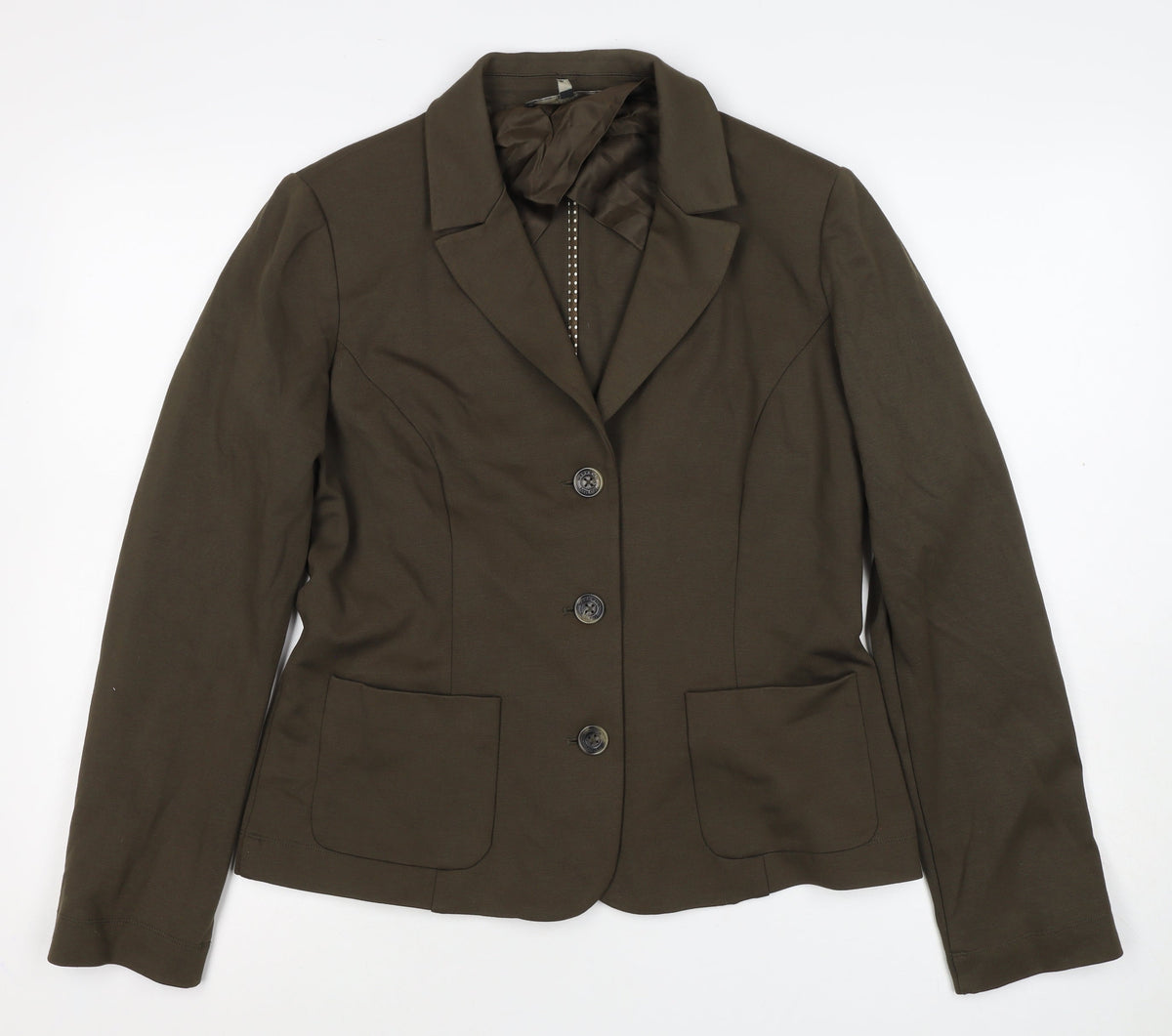 Weekend Max Mara Women’s Brown XL Stretch Jersey Blazer Jacket