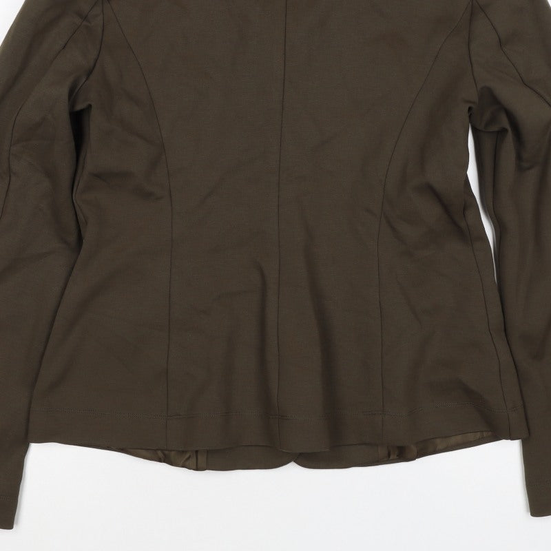 Weekend Max Mara Women’s Brown XL Stretch Jersey Blazer Jacket