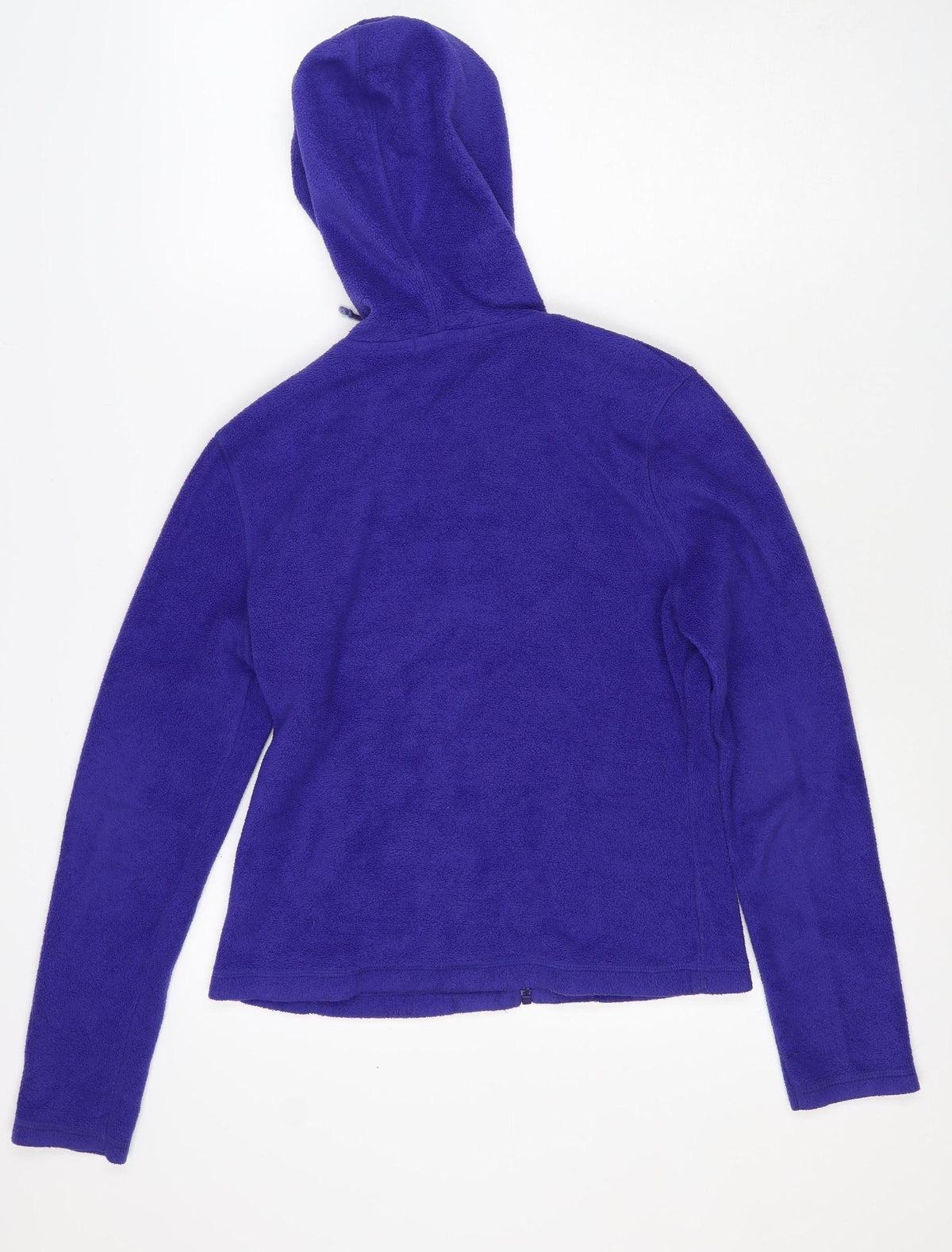Topshop Women’s Purple UK 12 Hooded Fleece Full Zip Jacket