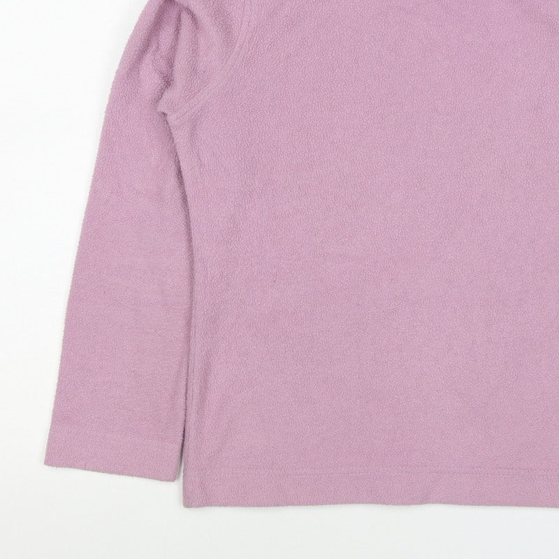EWM Women's Lilac Fleece Pullover Sweatshirt UK 12 Cowl Neck