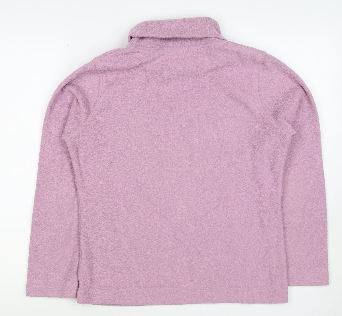 EWM Women's Lilac Fleece Pullover Sweatshirt UK 12 Cowl Neck