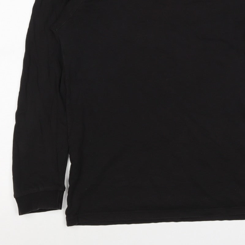 The North Face Men’s Black S Long Sleeve Crew Neck Logo T-Shirt