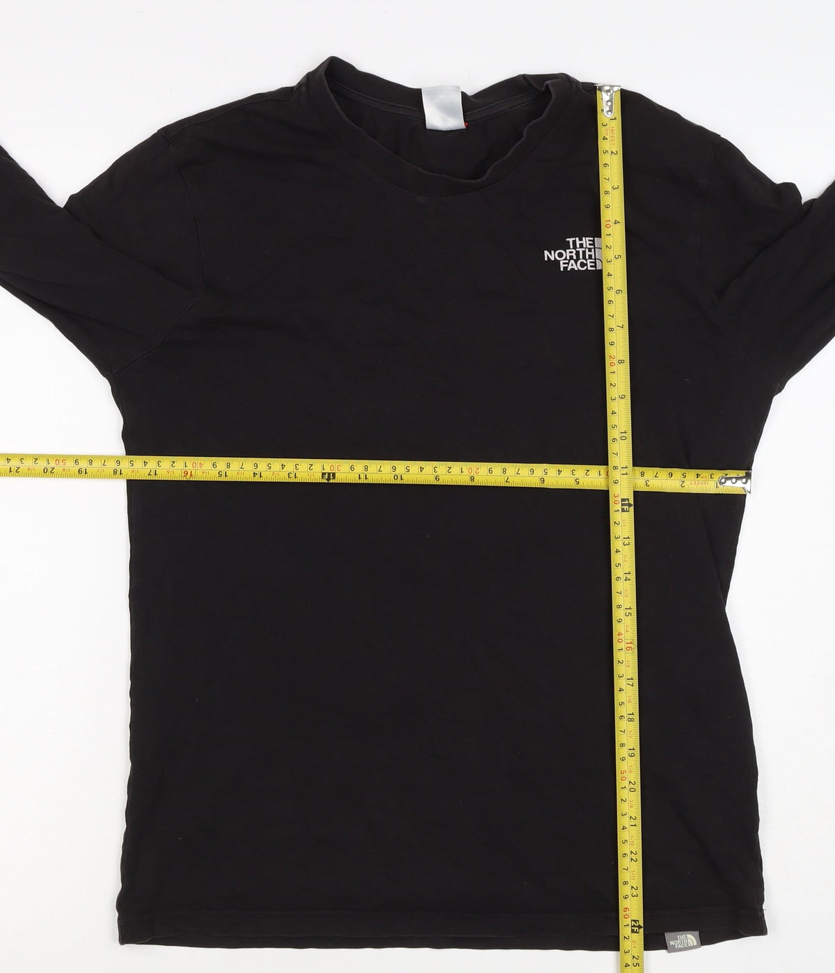 The North Face Men’s Black S Long Sleeve Crew Neck Logo T-Shirt