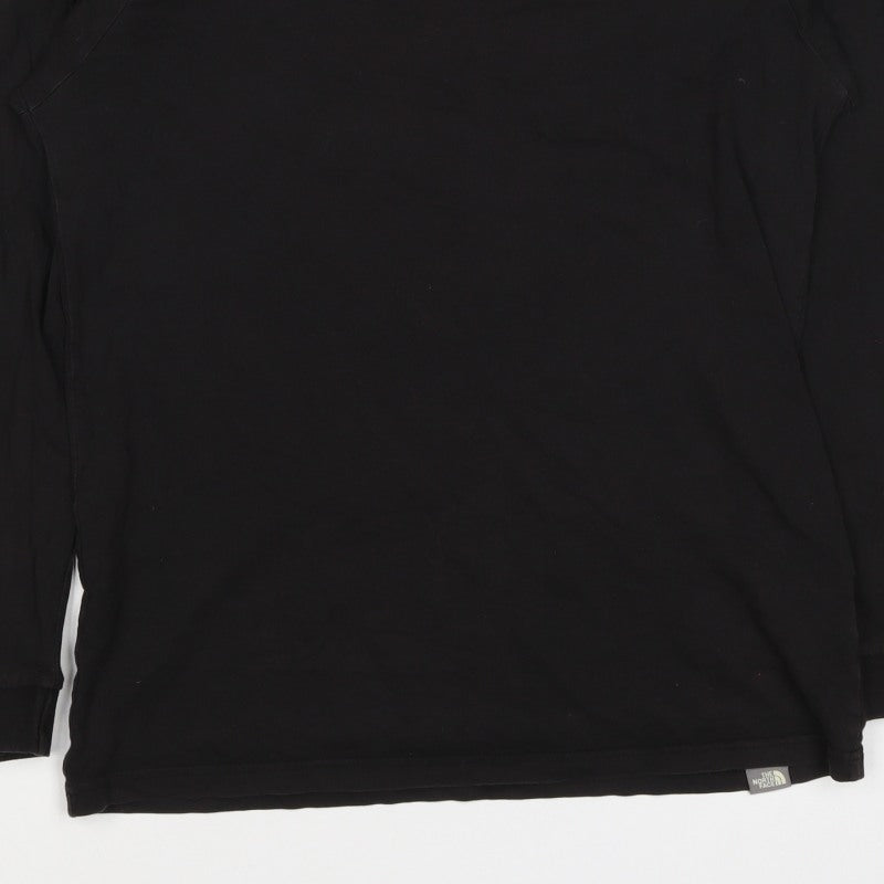 The North Face Men’s Black S Long Sleeve Crew Neck Logo T-Shirt
