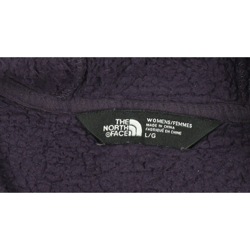 The North Face Women’s Purple L Sherpa Fleece 1/2 Zip Hooded Pullover