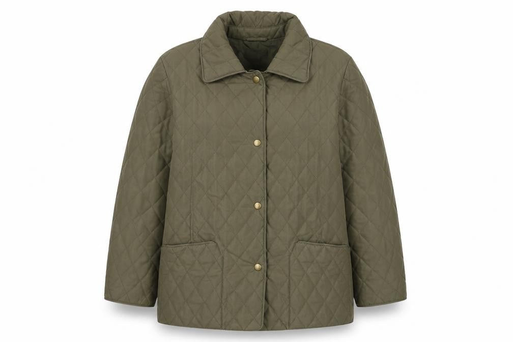 Marks and Spencer Women's Green UK 22 Quilted Padded Jacket