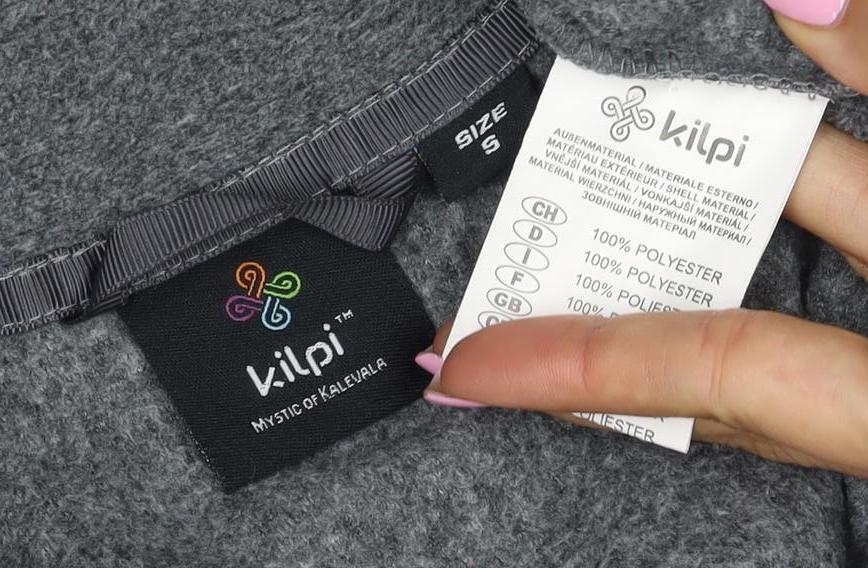 Kilpi Women’s Grey S 1/4 Zip Thermal Fleece Sweatshirt