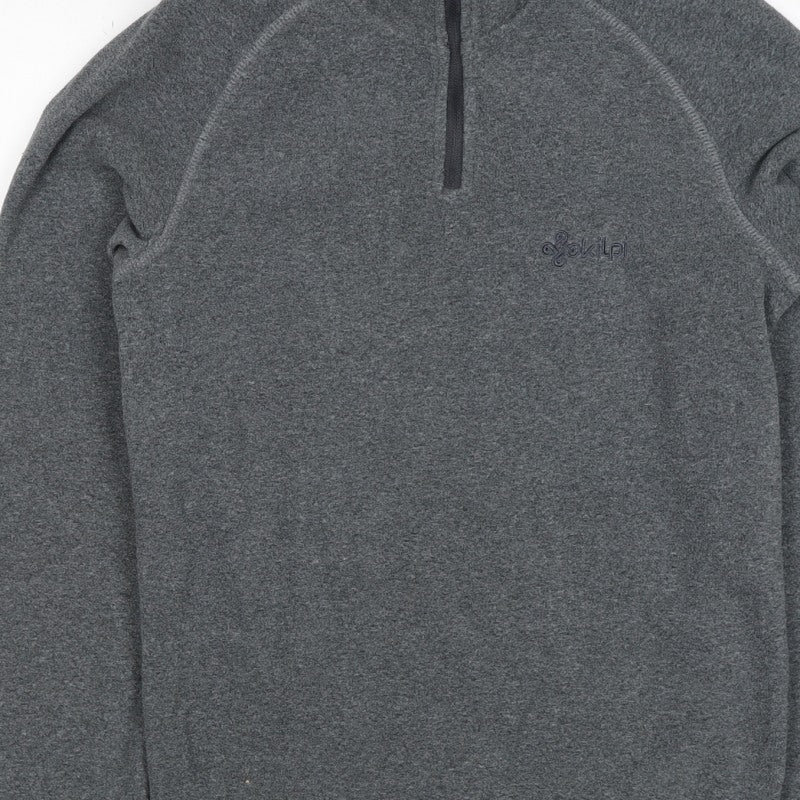 Kilpi Women’s Grey S 1/4 Zip Thermal Fleece Sweatshirt