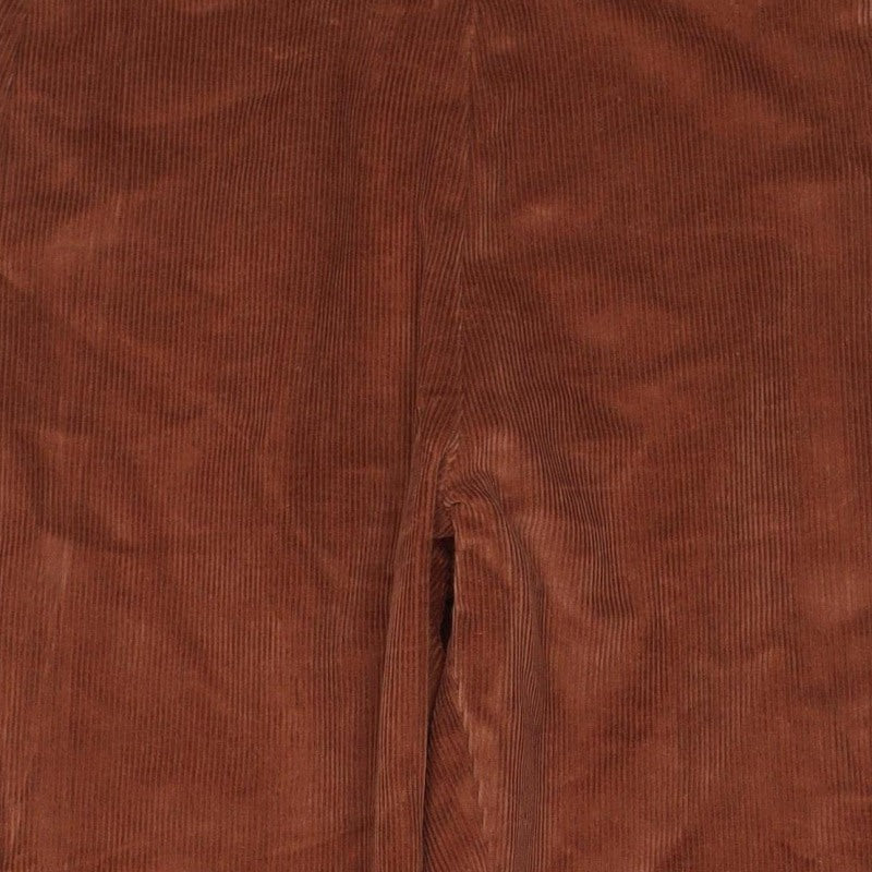 Ann Louise Women’s Brown Corduroy Straight Trousers UK 16 Stretch