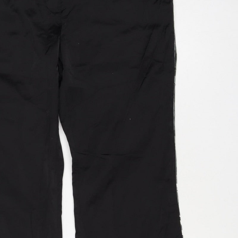 Tracy Porter Women’s Black Flared Trousers Size 10 Sequin Trim