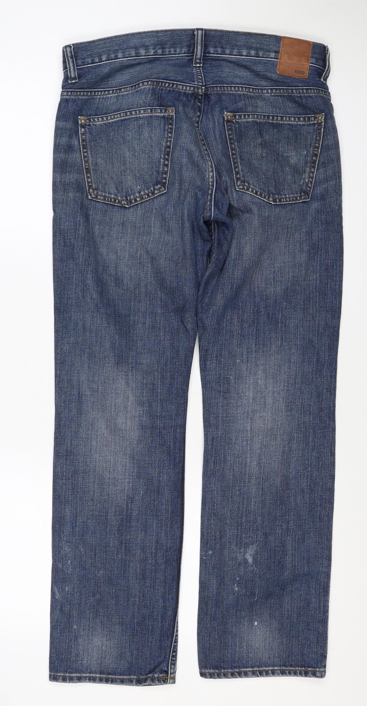 Gap 1969 Men’s Blue Slim Straight Jeans W30 L30 Cotton Denim