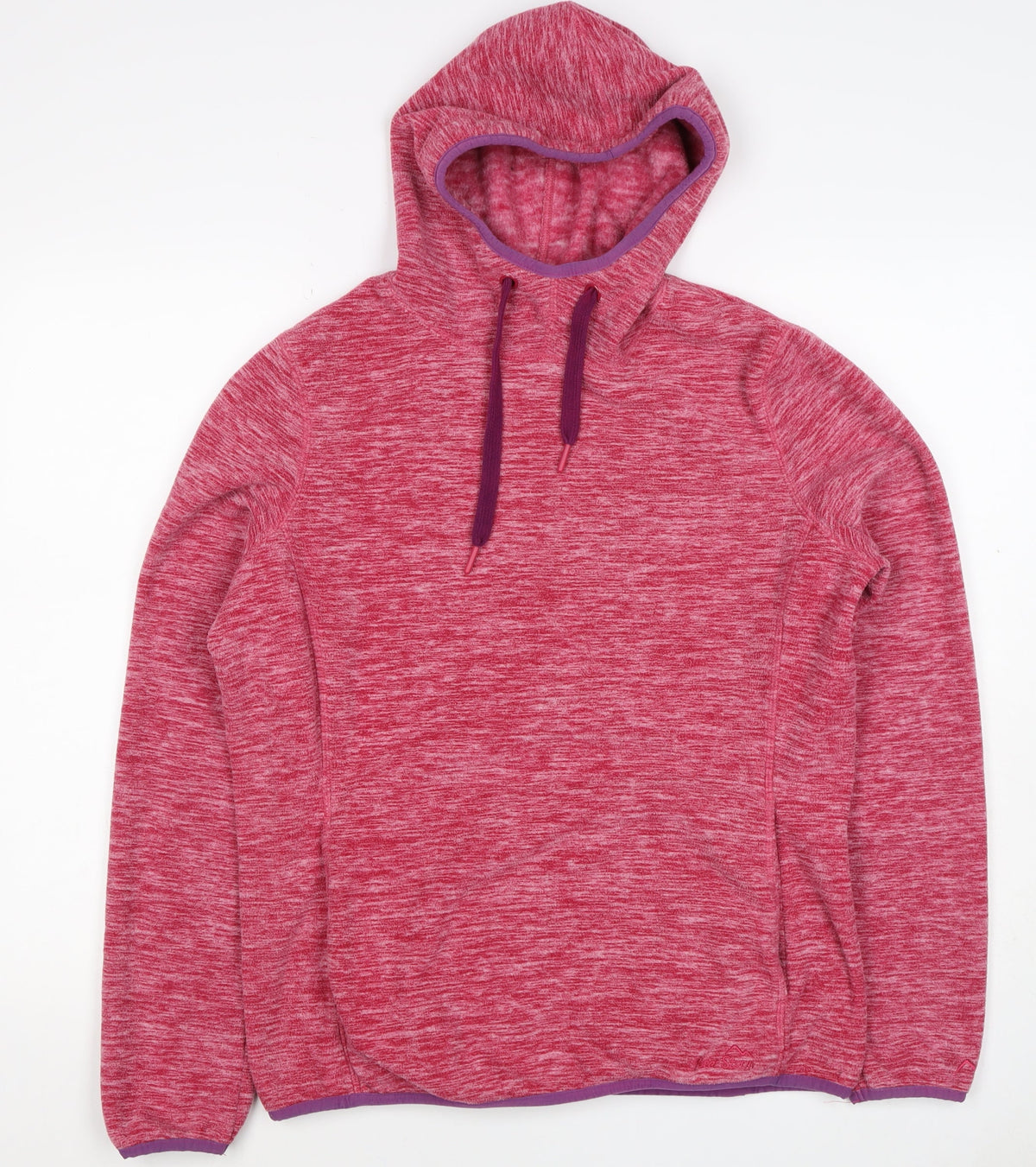 Peter Storm Women’s Pink Size 14 Fleece Pullover Hoodie Pockets
