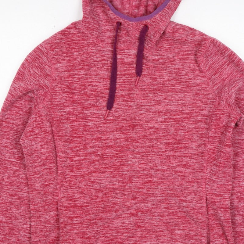 Peter Storm Women’s Pink Size 14 Fleece Pullover Hoodie Pockets