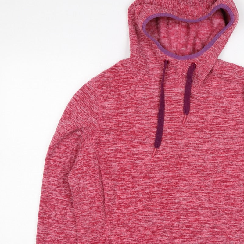 Peter Storm Women’s Pink Size 14 Fleece Pullover Hoodie Pockets