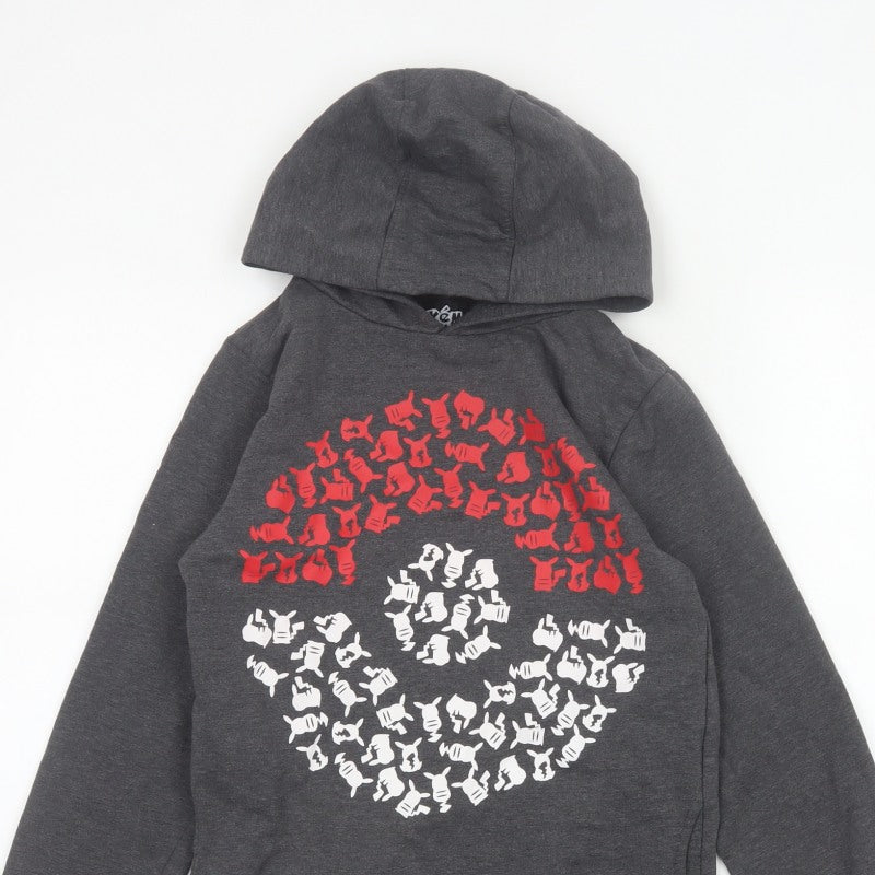 Character.com Boys Grey Pokémon Hoodie Jacket UK 12-13 Years