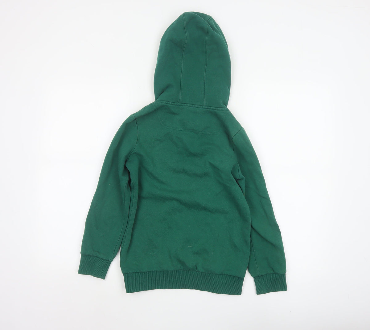 Joules Boys Green 9-10 Years Pullover Hoodie Rugby Graphic Pocket