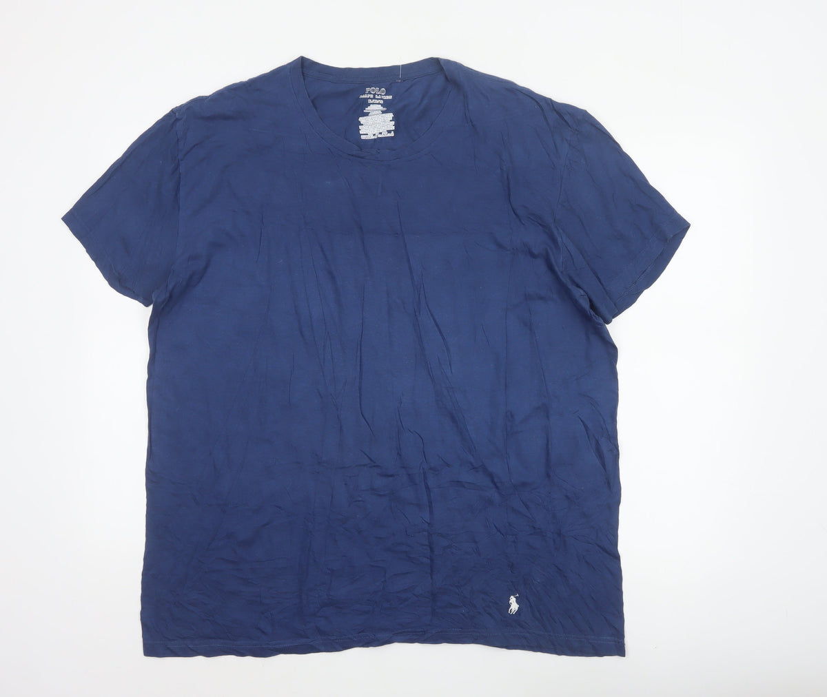 Ralph Lauren Men Blue XL Classic Fit Crew Neck Cotton T-Shirt