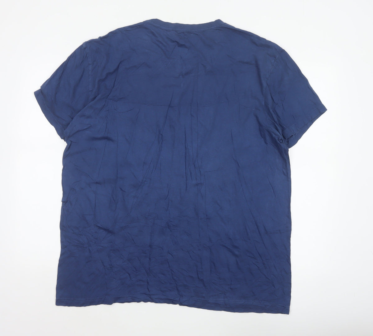 Ralph Lauren Men Blue XL Classic Fit Crew Neck Cotton T-Shirt