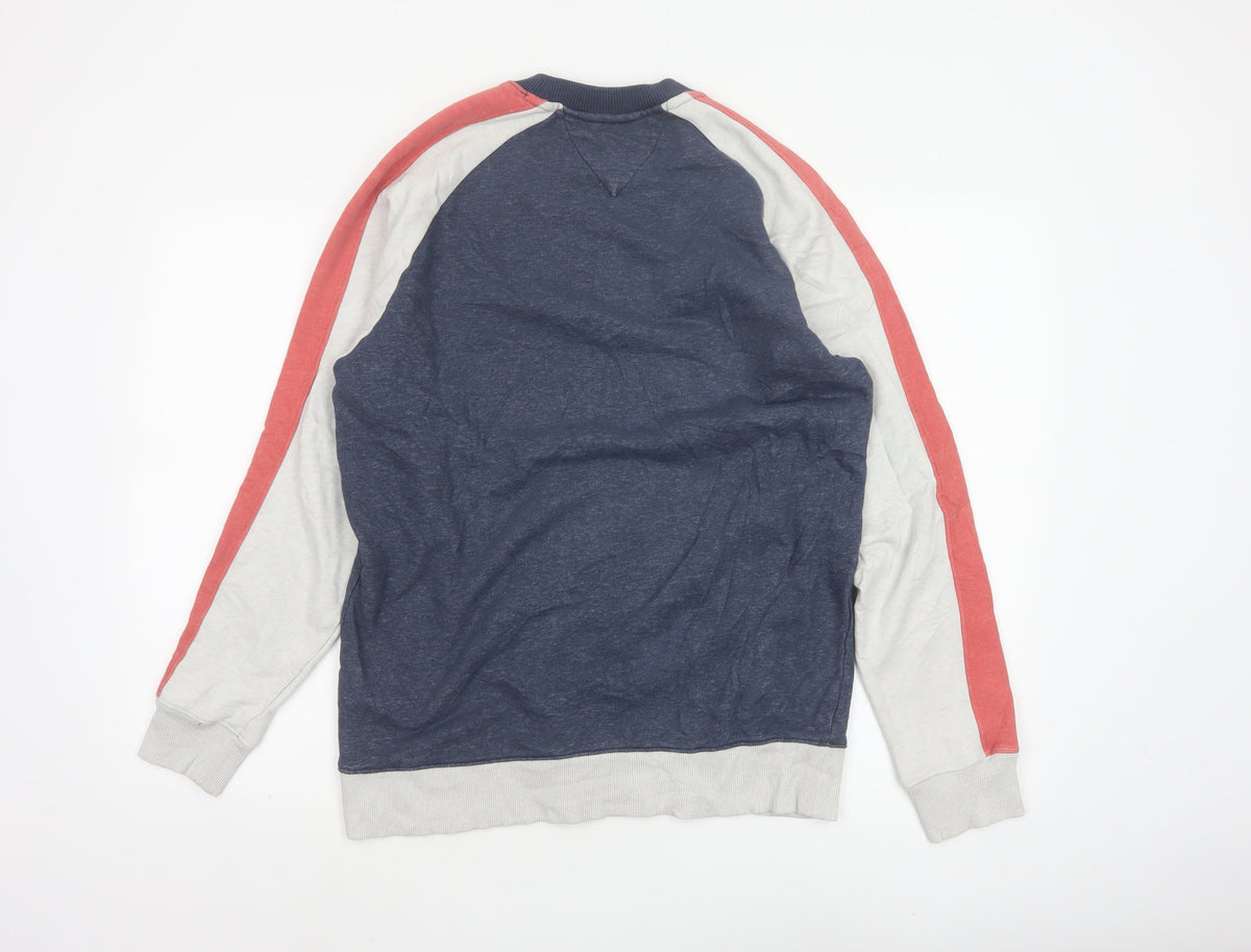 Tommy Jeans Men’s Multicolour S Colour Block Crew Neck Sweatshirt