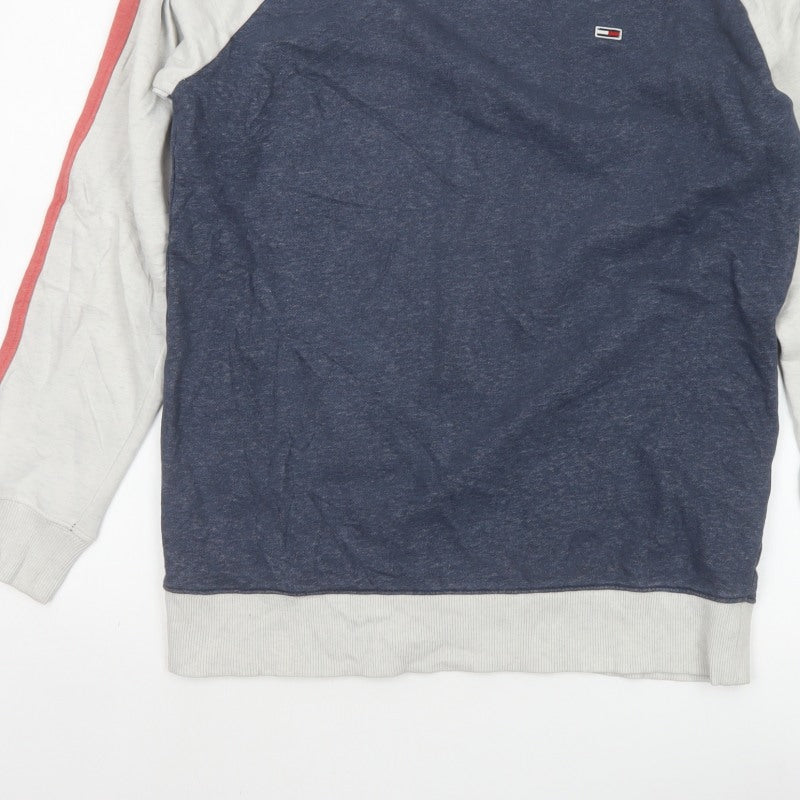 Tommy Jeans Men’s Multicolour S Colour Block Crew Neck Sweatshirt
