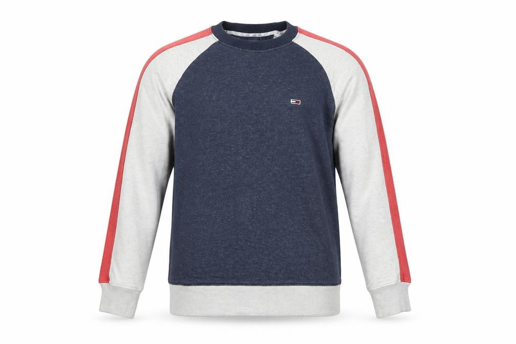 Tommy Jeans Men’s Multicolour S Colour Block Crew Neck Sweatshirt