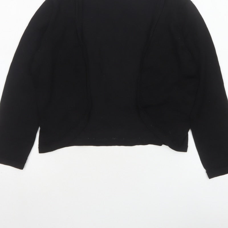 Hobbs Women’s Black Size 10 Open Front Long Sleeve Cardigan